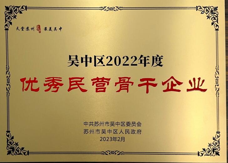优秀民营骨干企业