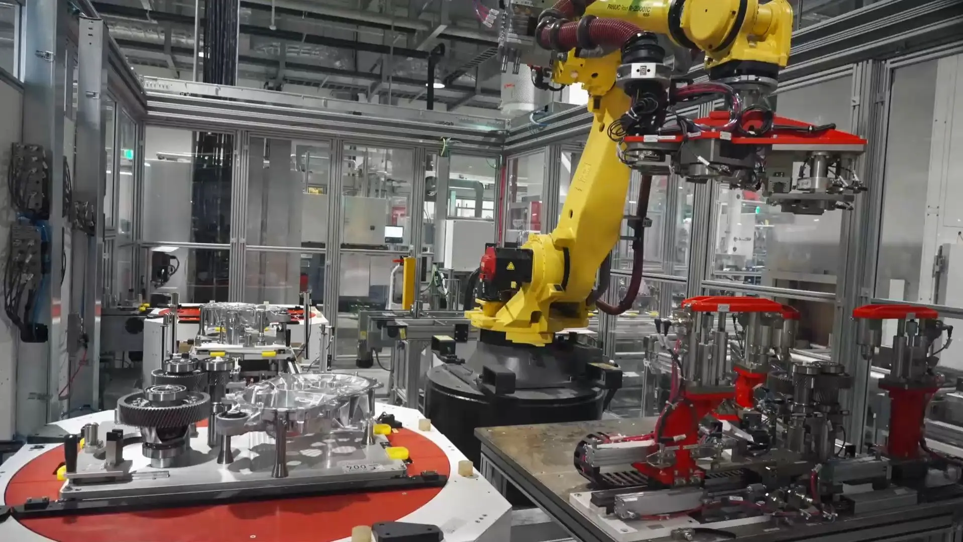 The third generation of co-shell eAxle production line