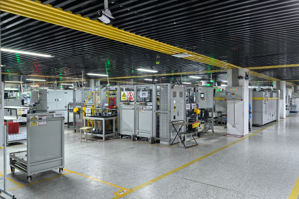 Water pump assembly test line