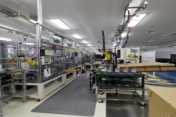 Steering motor assembly line